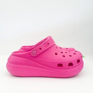 Crocs Classic Crush Clog Fuchsia Hot Pink Platform